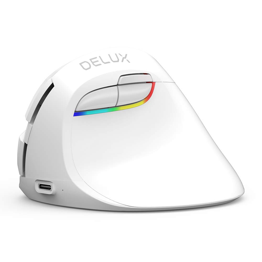 DELUXエルゴノミック 充電式ワイヤレスマウス