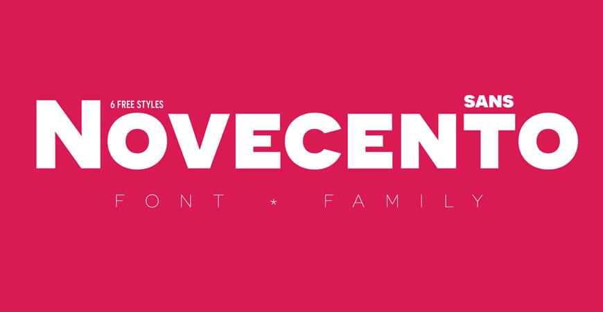 Novecento Sans Font Family