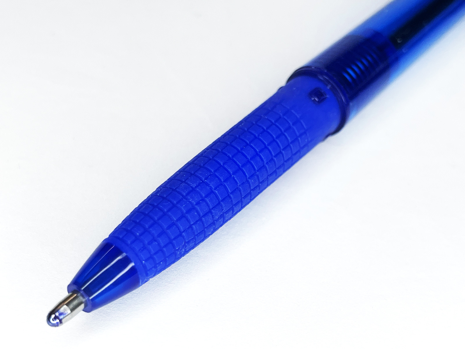 「パイロット スーパーグリップG キャップ式」超極太 1.6mm ブルー グリップ～ペン先
