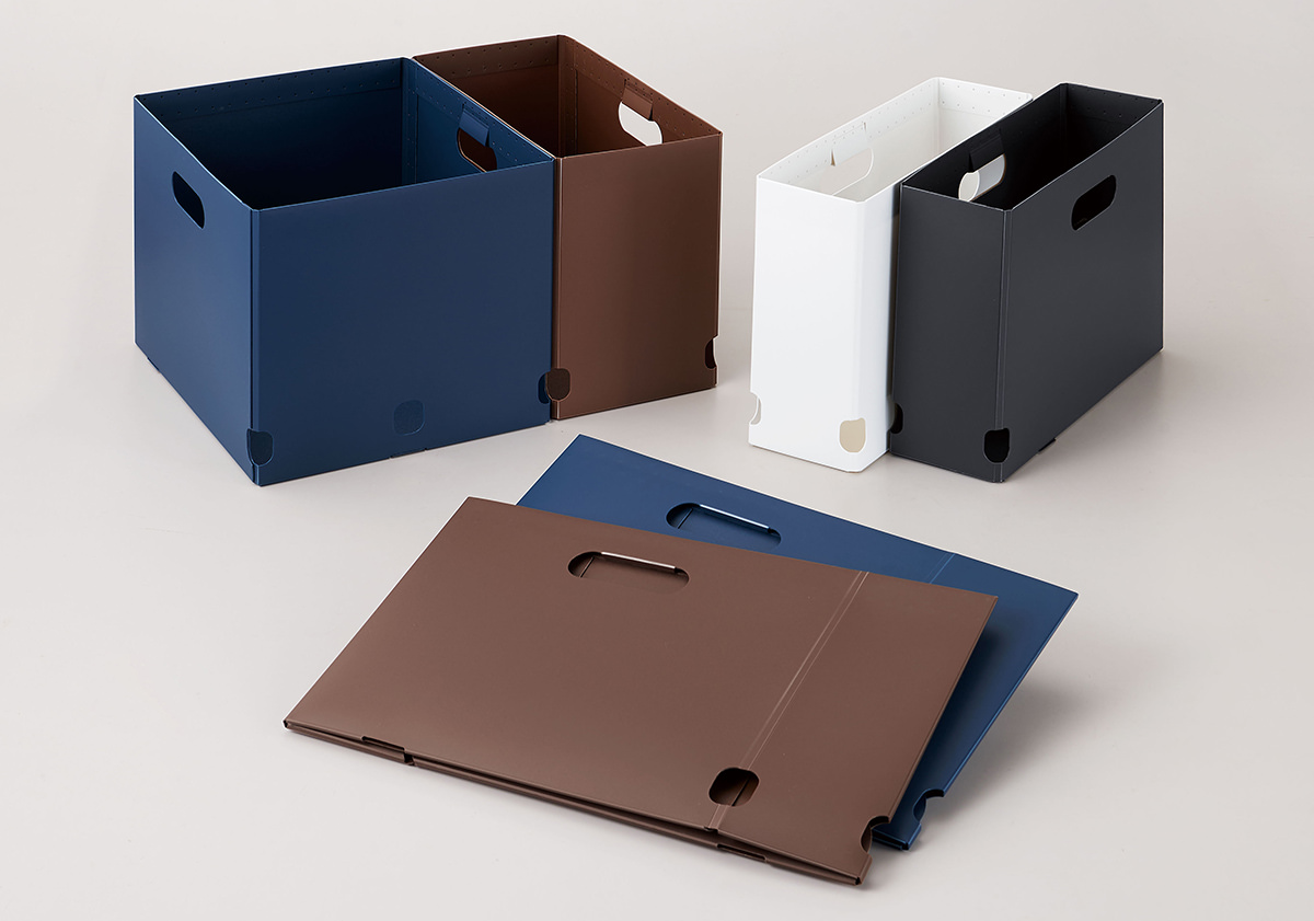 手軽に折り畳めるA4サイズの収納ボックス「キングジム インボックスA4」 - sutero choice