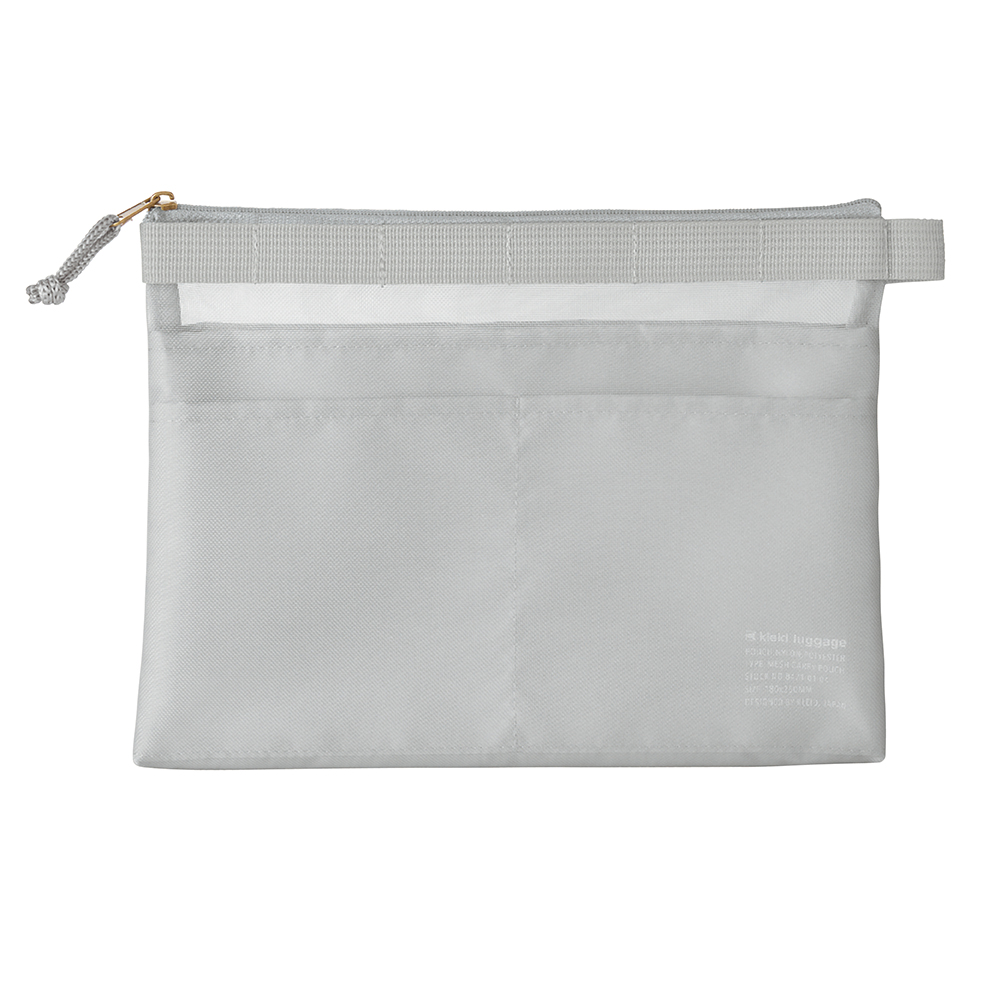 Mesh carry pouch グレー