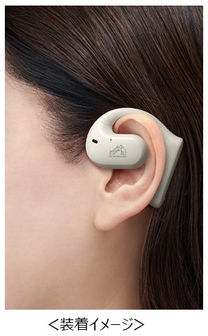 耳をふさがず耳穴（外耳道）を完全に開放した新感覚リスニングスタイル