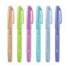 「筆タッチサインペン」にソフトカラー6色