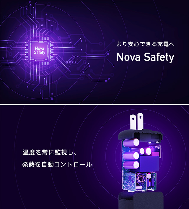 安全保護機能「Nova Safety」搭載