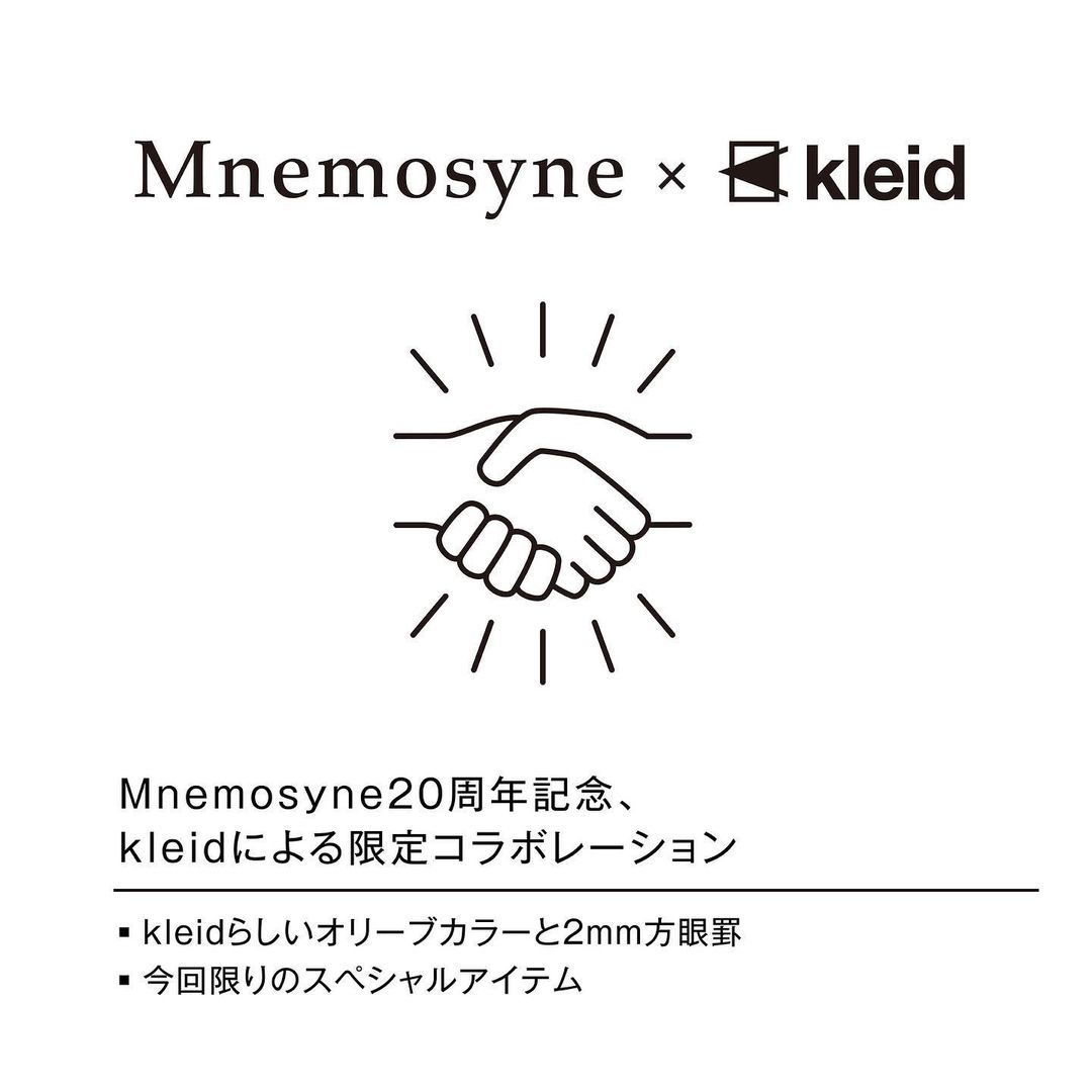 Mnemosyne × kleid 限定コラボ