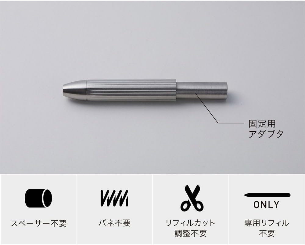 固定用アダプタに装着するだけ