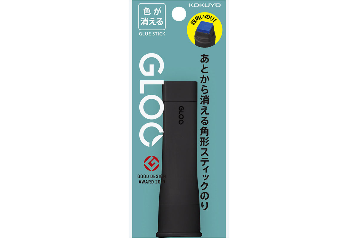 GLOO（スティックのり）ブラックカラー パッケージ