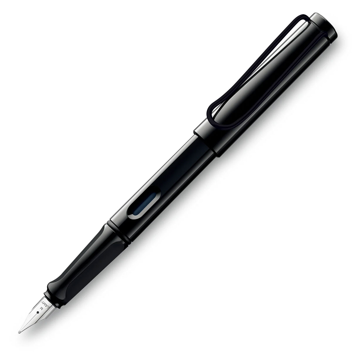 LAMY safari black black clip 万年筆