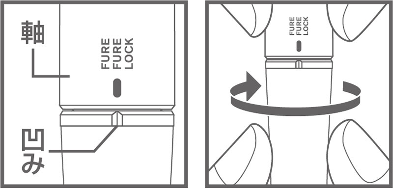 「フレフレロック」機構