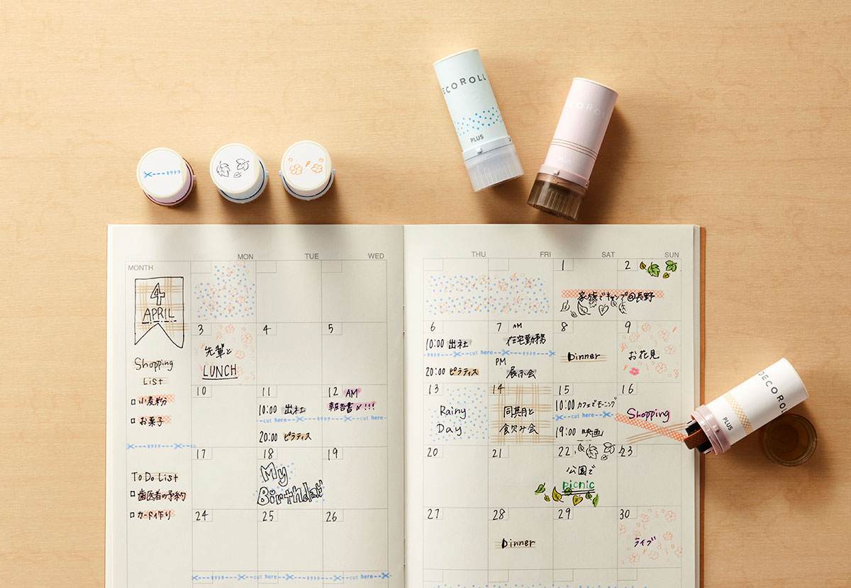 デコレーションローラースタンプ「デコロール」