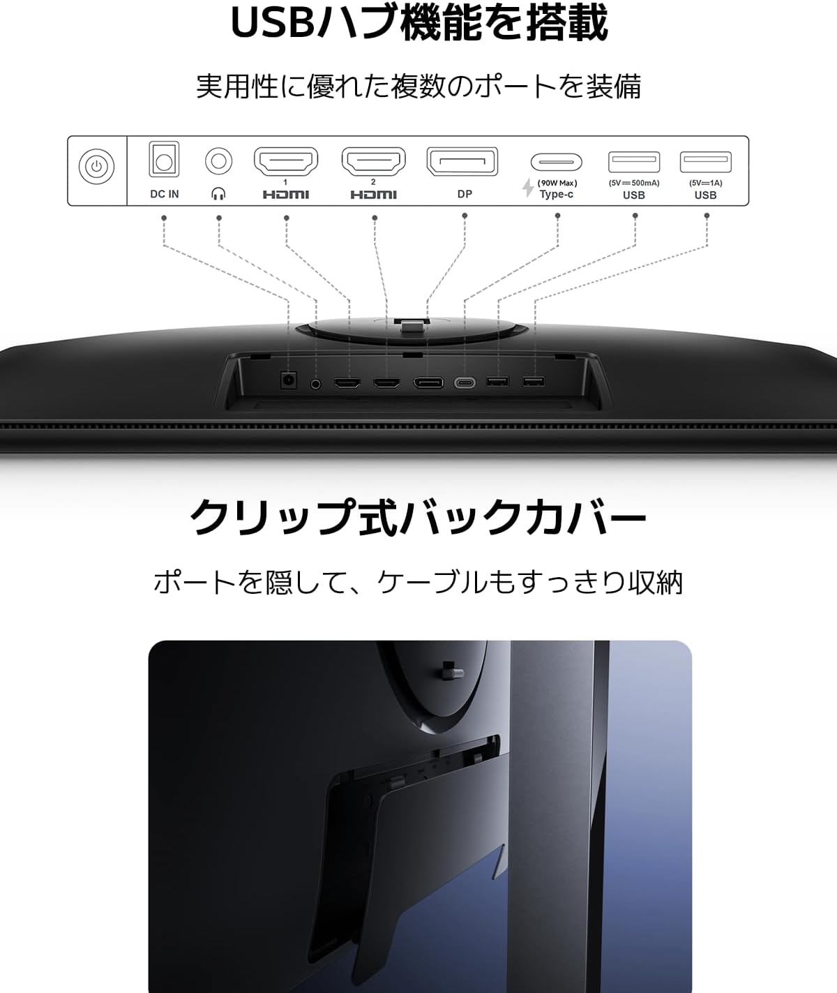 多彩な接続性とエルゴノミクス設計