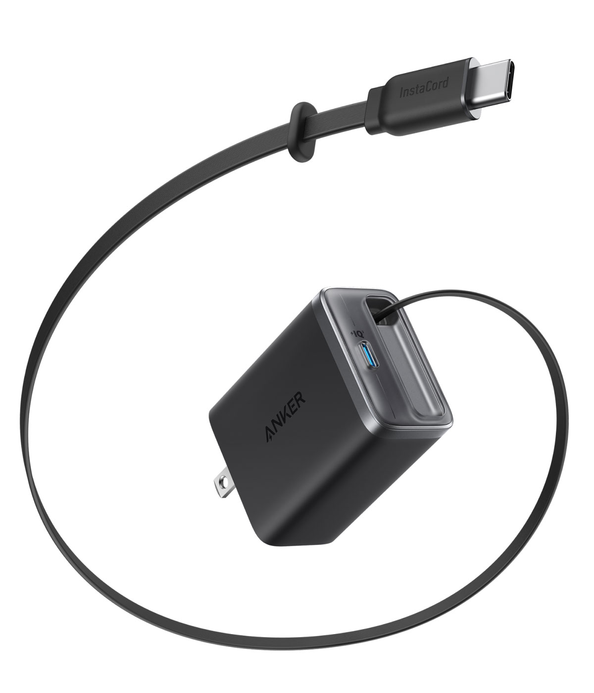 Anker Nano Charger（35W, Built-In 巻取り式 USB-C ケーブル）