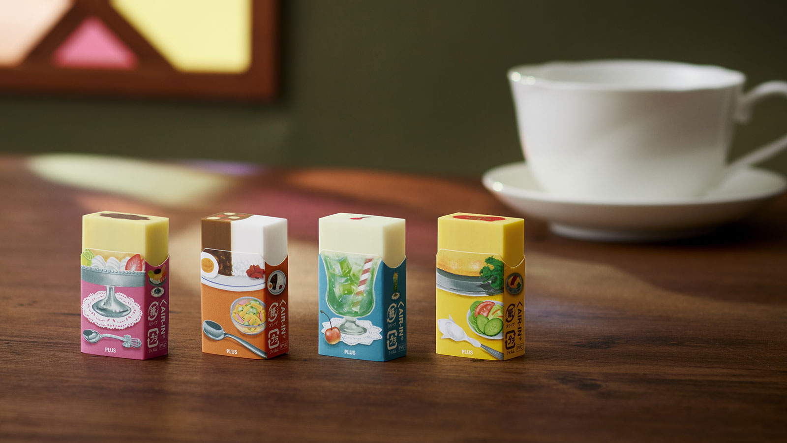 懐かしいメニューが次第に完成! “消す”を楽しむ消しゴム