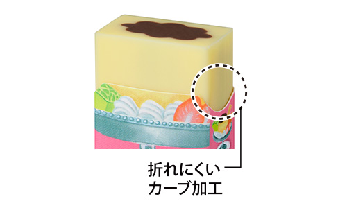 ケースはサイドのカットを工夫