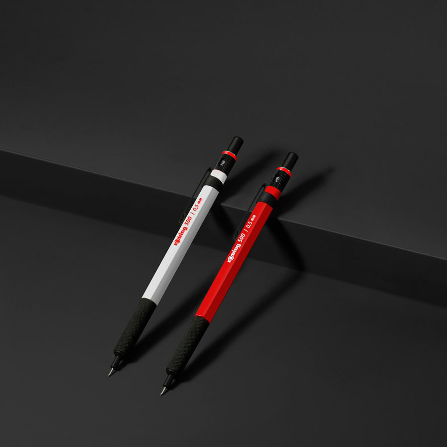 rOtring 500 ホワイト&シャインレッド