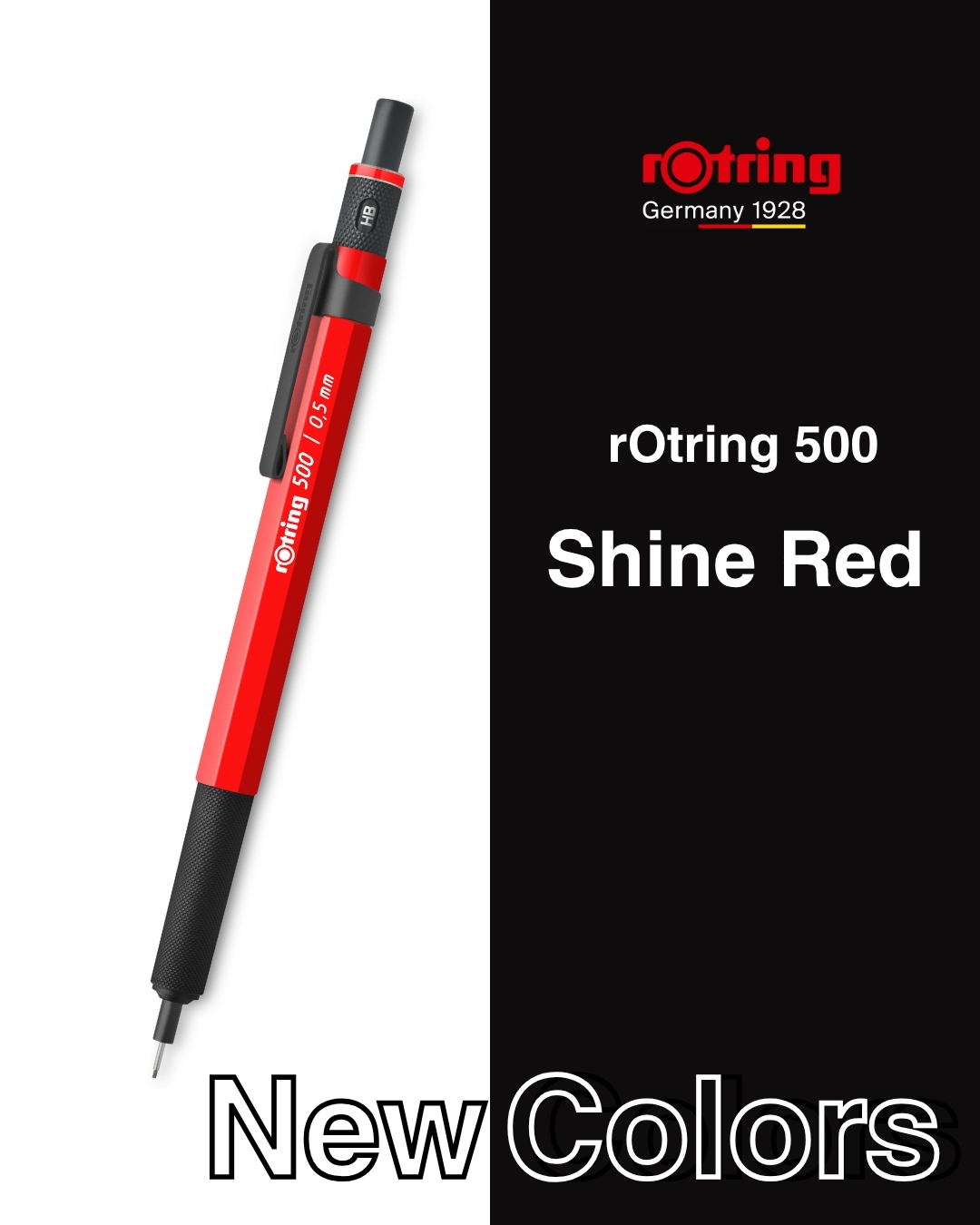 rOtring 500 シャインレッド