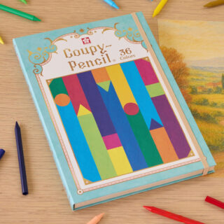 クーピー ペンシル36色セット（ブック型ケース入）