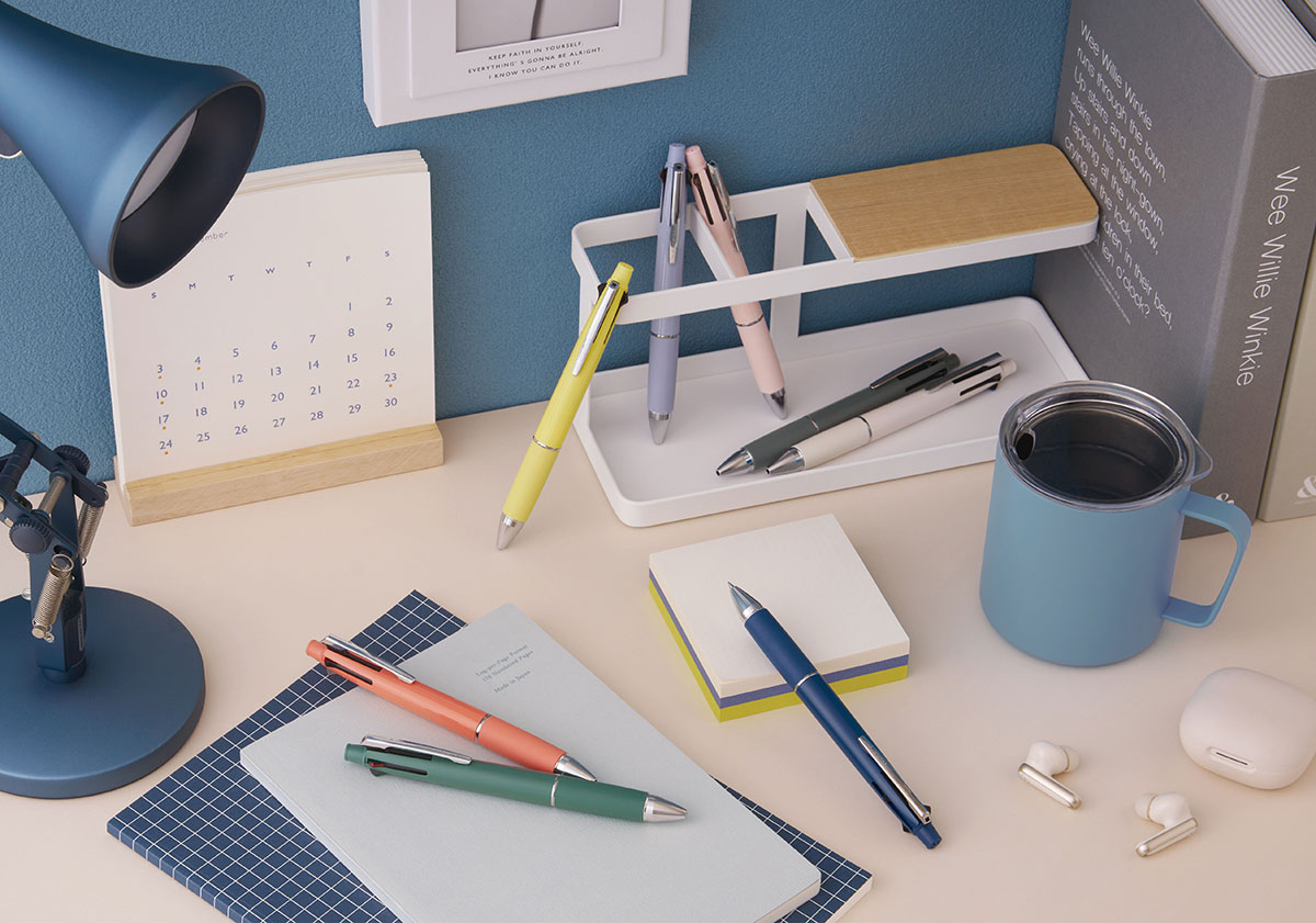 「ジェットストリーム 機能ペン 4&1」新軸色イメージ