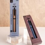 ジェットストリーム プライム 回転繰り出し式3色ボールペン　0.5mm　ミルクティーLT インディゴLT