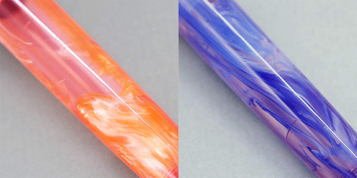 アクリル切削材・染色