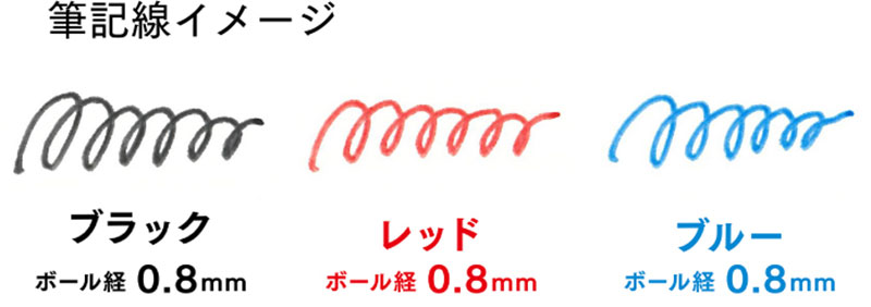 ケセラ ボールペン 筆記イメージ