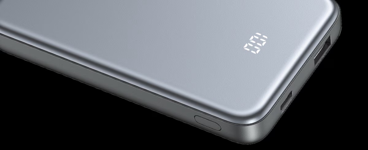 デジタル表示でバッテリー残量がわかりやすく