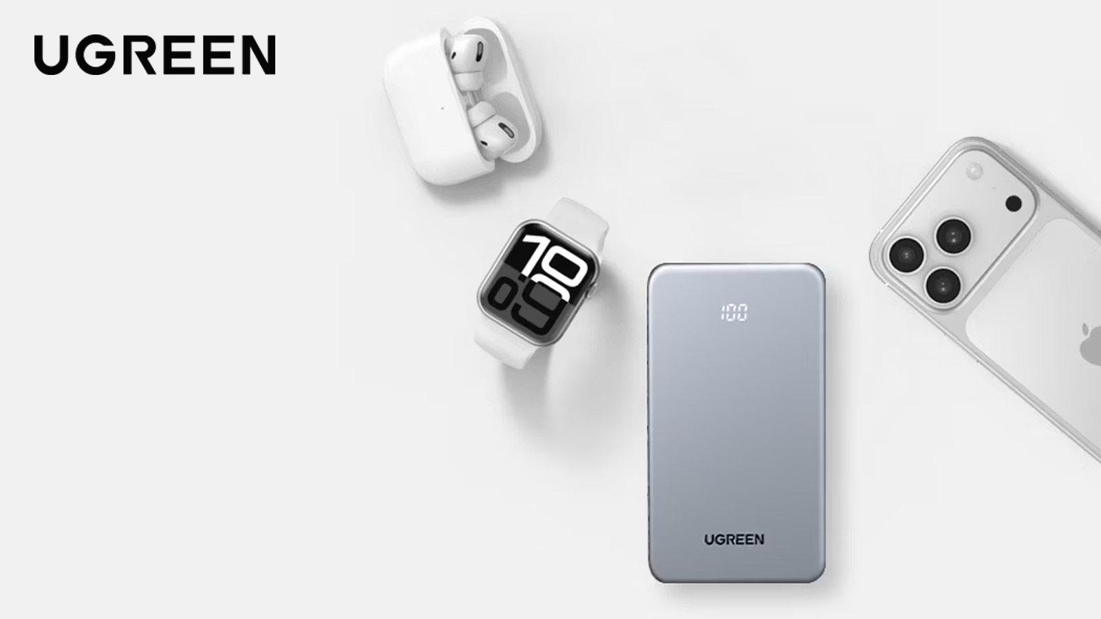 UGREEN 10000mAh 双方向急速充電モバイルバッテリー イメージ