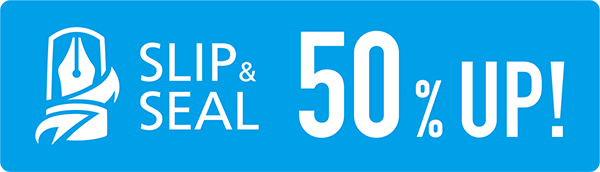 スリップシール機構 性能を50％以上アップ