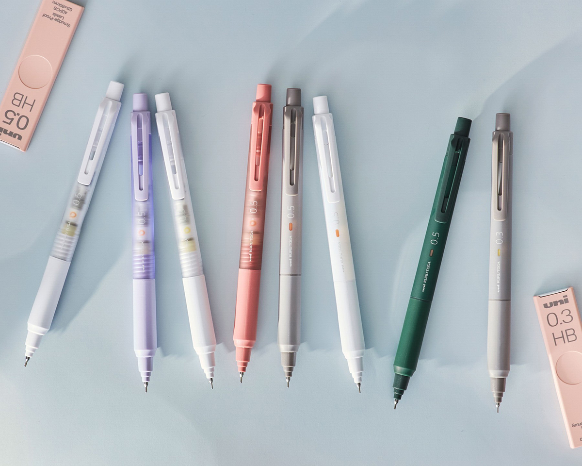 「クルトガ KSモデル」と「ユニ アルファゲル スイッチ」＆「シャープ替芯」に数量限定のメイクアップカラー