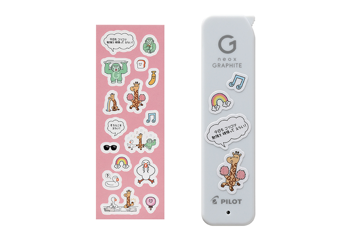 イラストレーター描きおろしのオリジナルステッカー