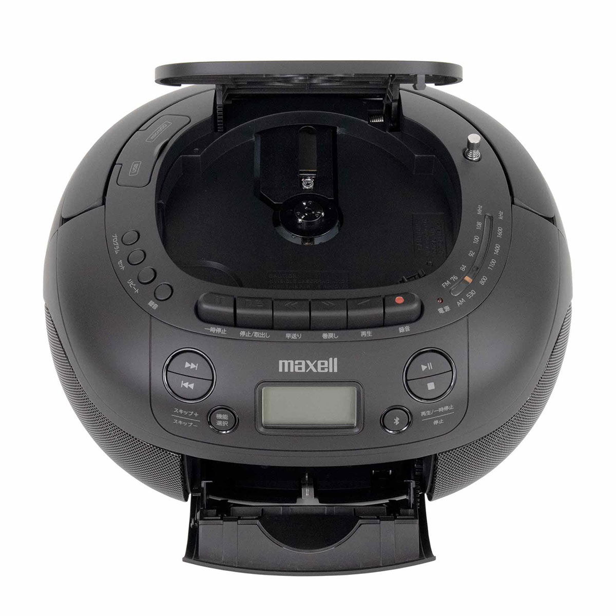 カセットテープ再生/録音が可能