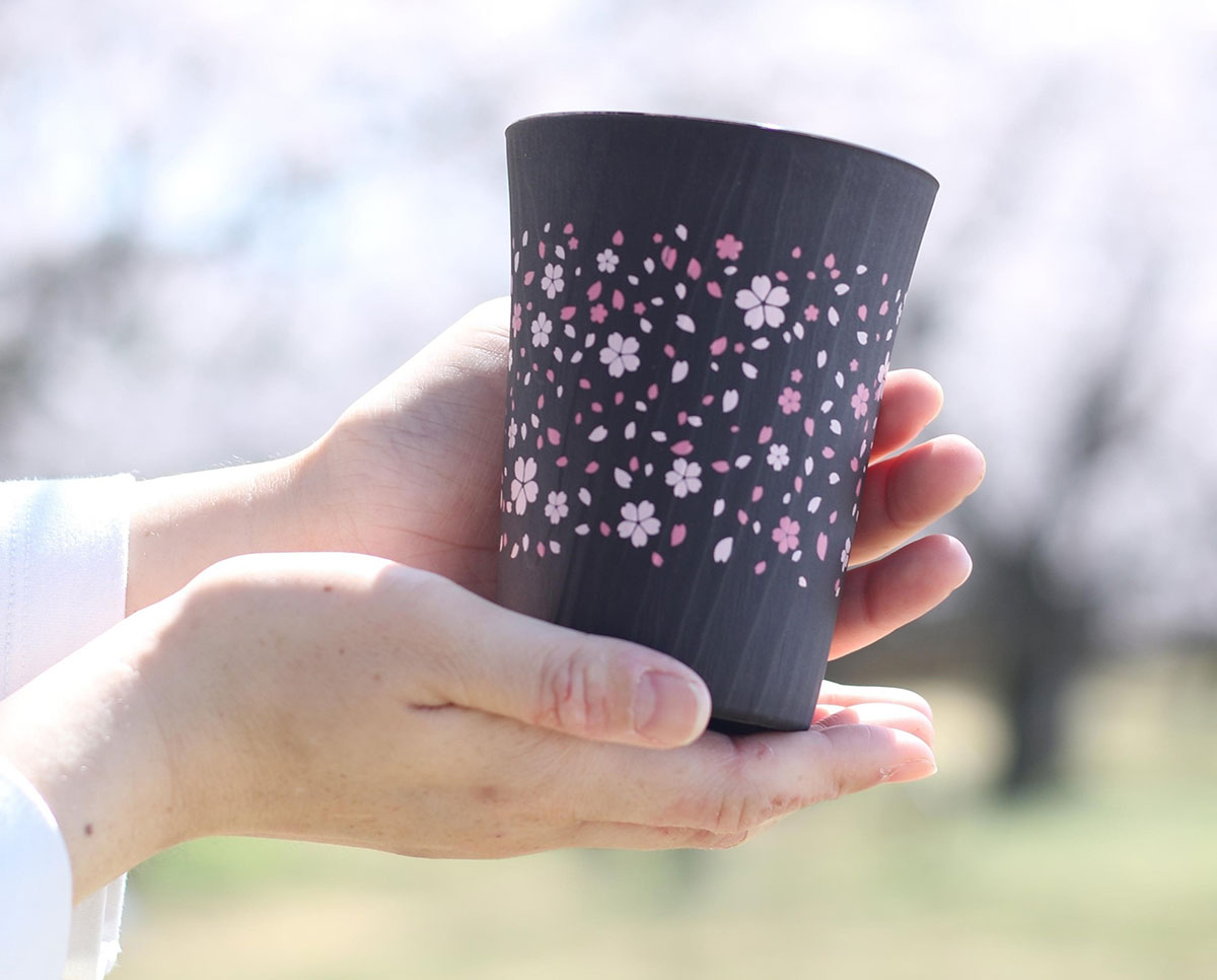 ソメイヨシノの老木を55%使用