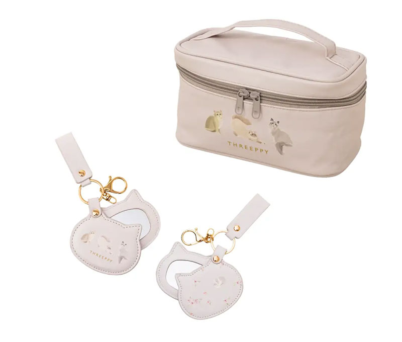 coco neko ポーチ&キーホルダー