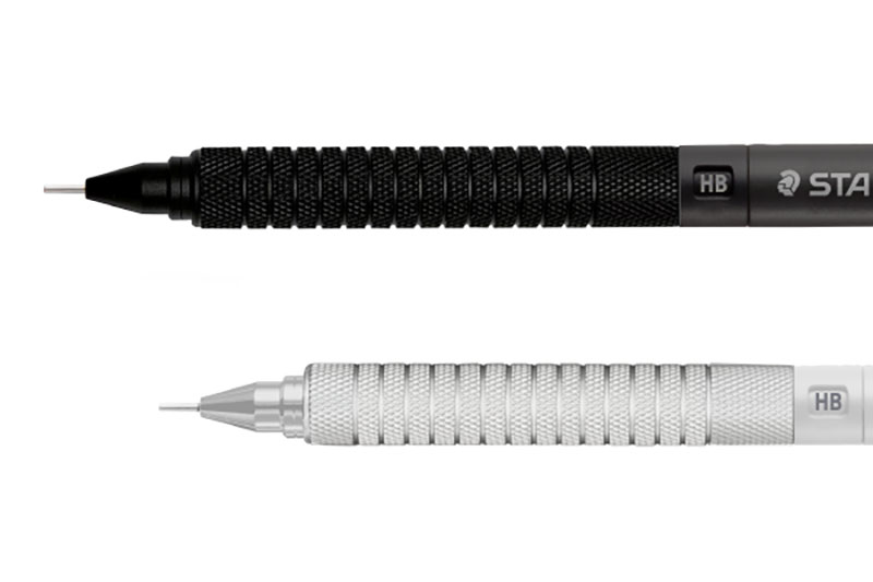 「925 15 メタル 製図用シャープペンシル」口金一体型グリップ