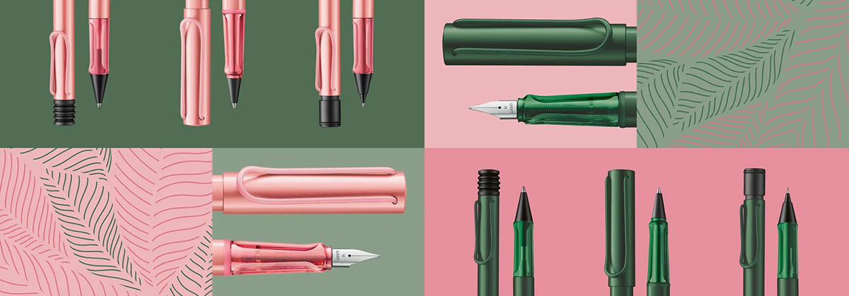 「LAMY AL-star」にトロピカルな限定色「pine（パイン）」&「flamingo（フラミンゴ）」