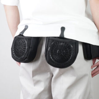 『爆風で上半身爽快「なんでもファン付きウェアにな～る」』