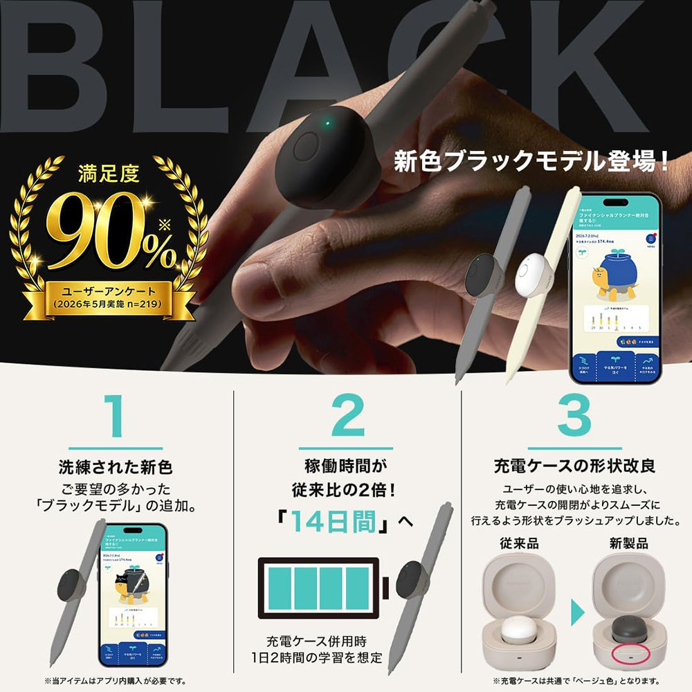 「大人のやる気ペン(Ver.1.5)」の特長
