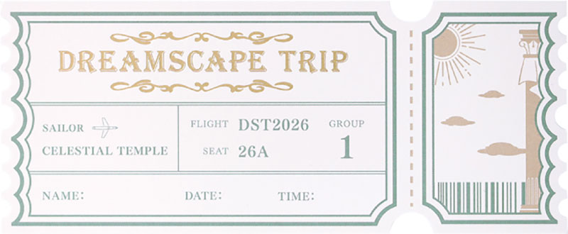 DREAMSCAPE TRIP チケット風カード