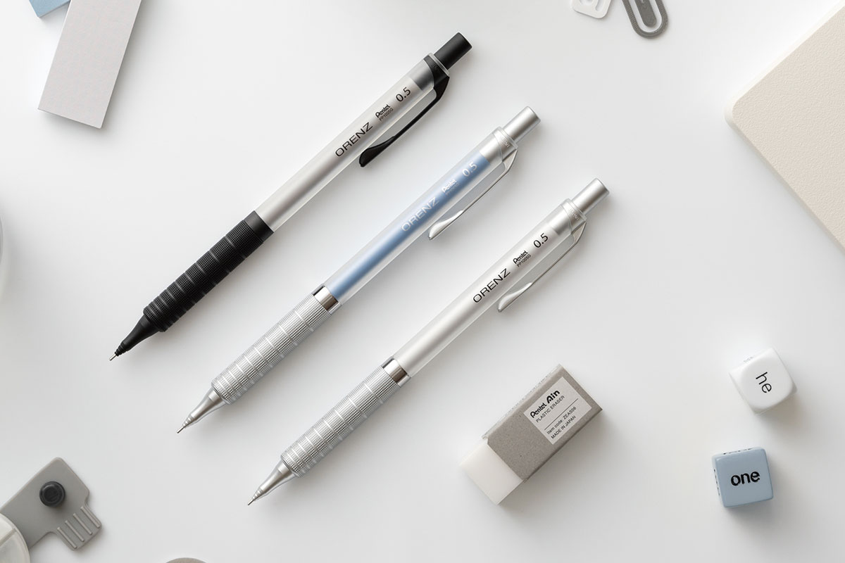 オレンズ メタルグリップタイプ＆Ain消しゴム 限定 Designed for Modernity